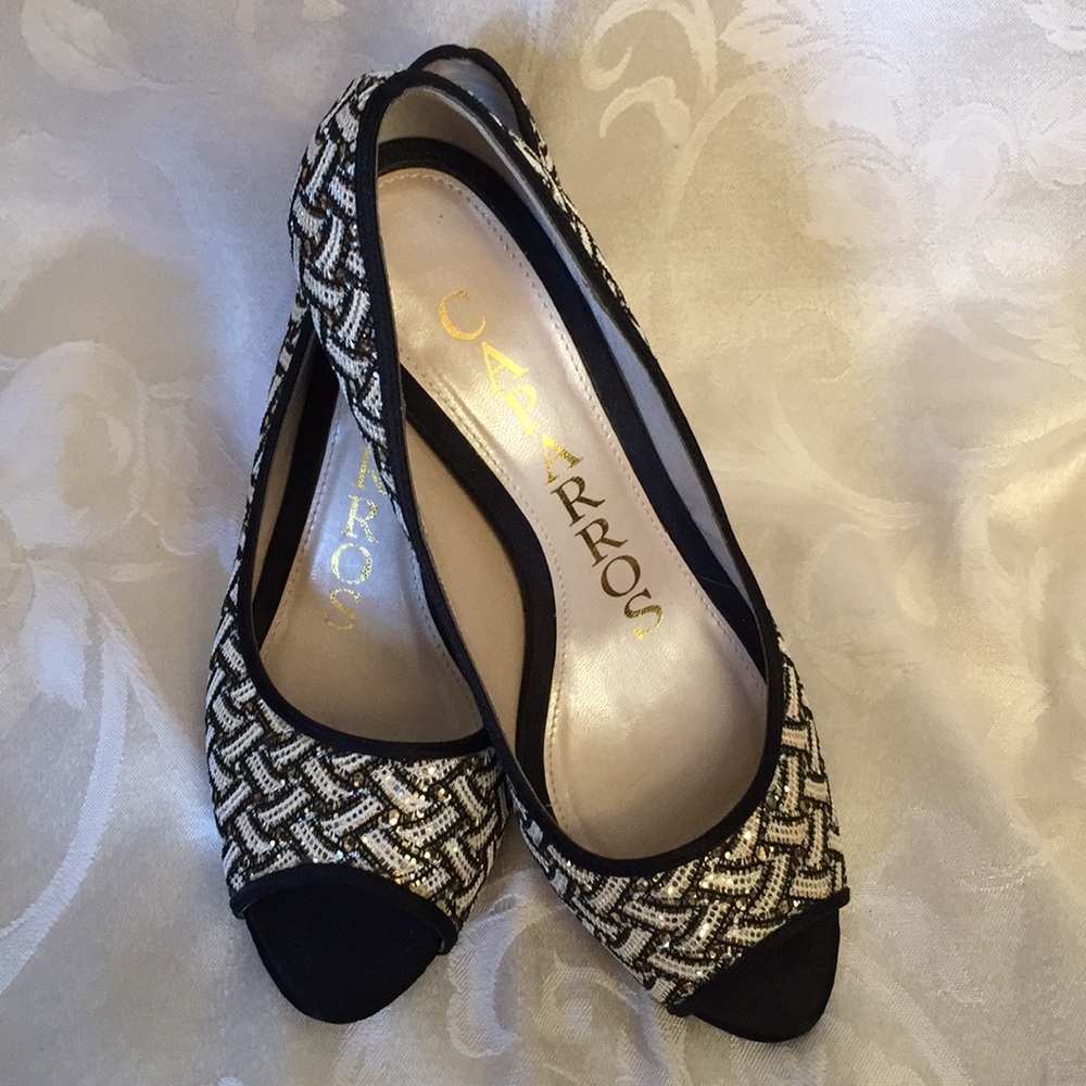 Caparros Open Toe 2.5 Inch Shoes - Picture 2 of 6